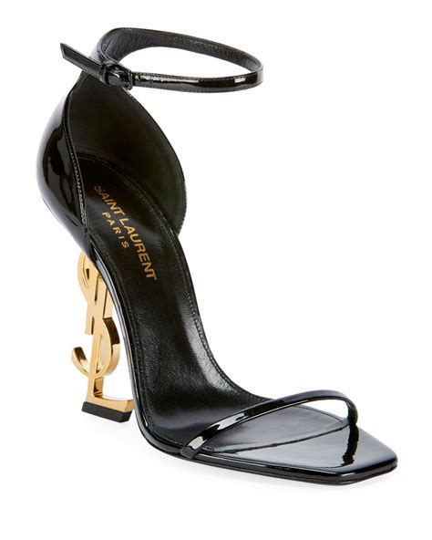 ysl opyum heels gold|ysl heel price.